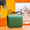 DR96 Factory Constance Epsom Leather Bamboo Green Gold Hardware 18cm Full Handmade