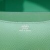 DR96 Factory Constance Epsom Leather Bamboo Green Gold Hardware 18cm Full Handmade