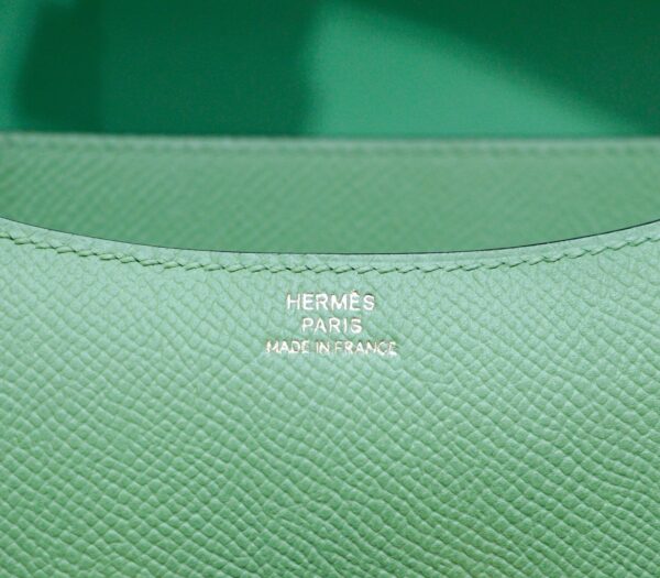 DR96 Factory Constance Epsom Leather Bamboo Green Gold Hardware 18cm Full Handmade