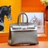 DR96 Factory Birkin Togo Leather CK18 Etoupe Grey Silver Hardware 30cm Full Handmade