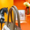 DR96 Factory Birkin Togo Leather CK18 Etoupe Grey Silver Hardware 30cm Full Handmade