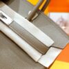 DR96 Factory Birkin Togo Leather CK18 Etoupe Grey Silver Hardware 30cm Full Handmade