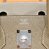 DR96 Factory Birkin Togo Leather CK18 Etoupe Grey Silver Hardware 30cm Full Handmade