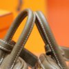 DR96 Factory Mini Lindy Togo Leather CK18 Etoupe Grey Gold Hardware 20cm Full Handmade
