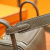 DR96 Factory Mini Lindy Togo Leather CK18 Etoupe Grey Gold Hardware 20cm Full Handmade