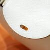DR96 Factory Mini Lindy Togo Leather CK10 Cream White Gold Hardware 20cm Full Handmade