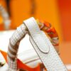 DR96 Factory Mini Lindy Togo Leather CK10 Cream White Gold Hardware 20cm Full Handmade