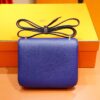 DR96 Factory Constance Epsom Leather Iris Purple Gold Hardware 18cm Full Handmade