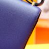 DR96 Factory Constance Epsom Leather Iris Purple Gold Hardware 18cm Full Handmade
