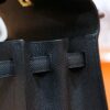DR96 Factory Kelly Epsom Leather CK89 Black Gold Hardware 25cm Full Handmade