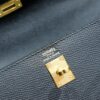 DR96 Factory Kelly Epsom Leather CK89 Black Gold Hardware 25cm Full Handmade