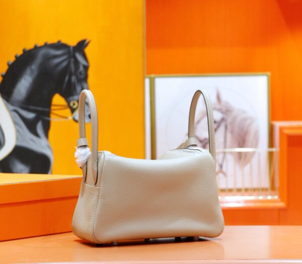 DR96 Factory Lindy Togo Leather Turtledove Khaki Silver Hardware 26cm Full Handmade