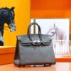 DR96 Factory Birkin Togo Leather Nobel Deep Grey Silver Hardware 25cm Full Handmade