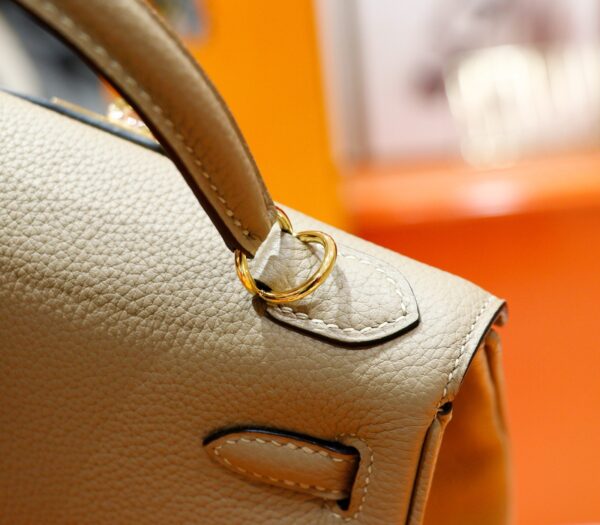 wsxc1779716091436_3 DR96 Factory Kelly Togo Leather Turtledove Khaki Gold Hardware 25cm Full Handmade