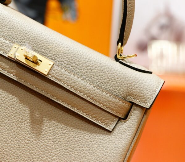 wsxc1779716091436_4 DR96 Factory Kelly Togo Leather Turtledove Khaki Gold Hardware 25cm Full Handmade