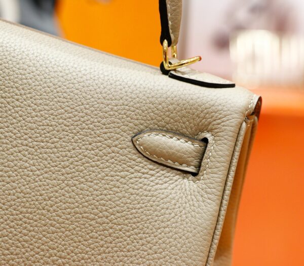 wsxc1779716091436_5 DR96 Factory Kelly Togo Leather Turtledove Khaki Gold Hardware 25cm Full Handmade