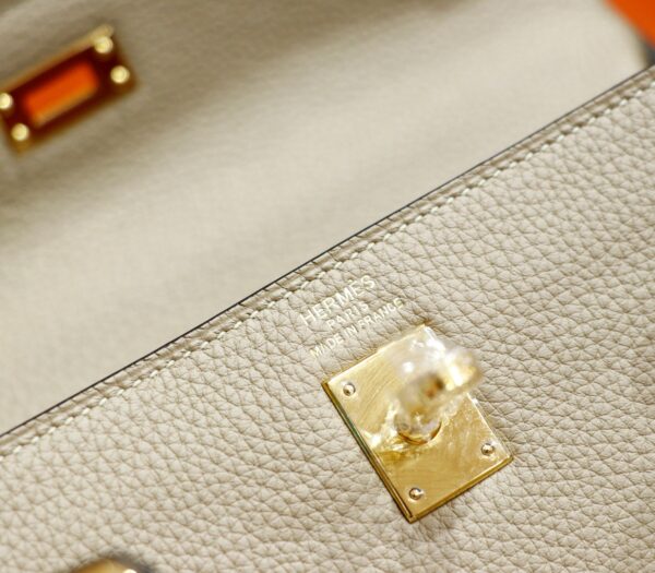 wsxc1779716091436_8 DR96 Factory Kelly Togo Leather Turtledove Khaki Gold Hardware 25cm Full Handmade