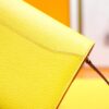 wsxc1780049619127_5 DR96 Factory Constance TO GO Epsom Leather Amber Yellow Silver Hardware 20cm Full Handmade