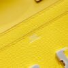 wsxc1780049619127_8 DR96 Factory Constance TO GO Epsom Leather Amber Yellow Silver Hardware 20cm Full Handmade
