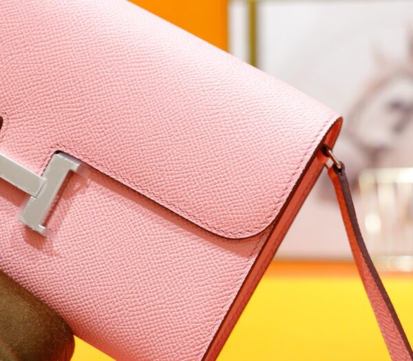 wsxc1780049632318_4 DR96 Factory Constance TO GO Epsom Leather Sakura Pink Silver Hardware 20cm Full Handmade