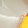 DR96 Factory Constance Epsom Leather Cream White Gold Hardware 18cm Full Handmade