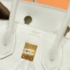 DR96 Factory Birkin Togo Leather Cream White Gold Hardware 25cm Full Handmade