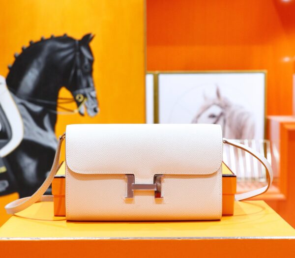 wsxc1781546280798_1 DR96 Factory Constance To Go Epsom Leather Cream White Silver Hardware 20cm Full Handmade