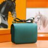 DR96 Factory Constance Epsom Leather Peacock Green Gold Hardware 24cm Full Handmade