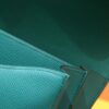 DR96 Factory Constance Epsom Leather Peacock Green Gold Hardware 24cm Full Handmade