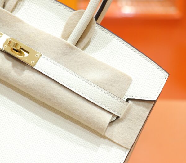 wsxc1783251982181_4 DR96 Factory Birkin Epsom Leather Cream White Gold Hardware 25cm Full Handmade