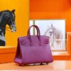 wsxc1784044346201_2 DR96 Factory Birkin Togo Leather Anemone Purple Gold Hardware 25cm Full Handmade