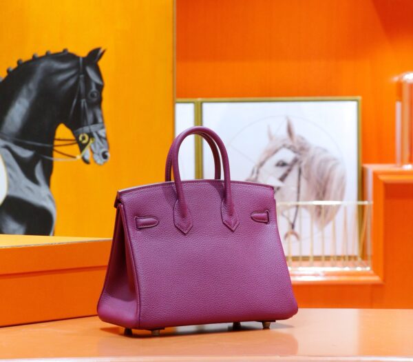 wsxc1784044346201_2 DR96 Factory Birkin Togo Leather Anemone Purple Gold Hardware 25cm Full Handmade