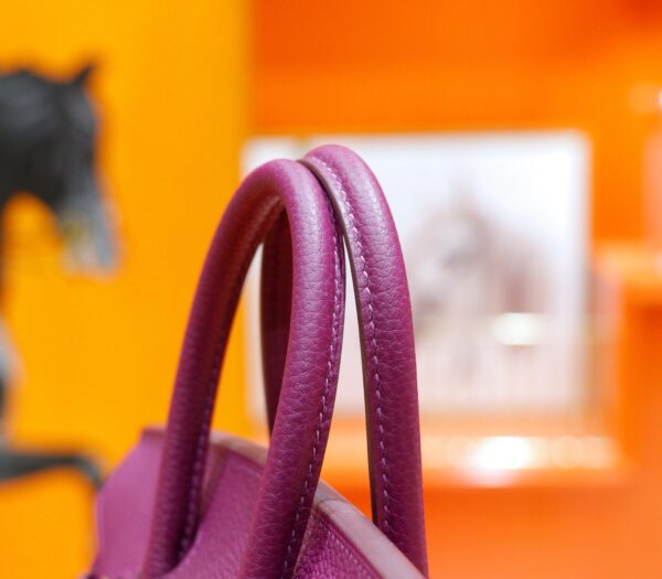 wsxc1784044346201_3 DR96 Factory Birkin Togo Leather Anemone Purple Gold Hardware 25cm Full Handmade
