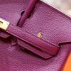 wsxc1784044346201_4 DR96 Factory Birkin Togo Leather Anemone Purple Gold Hardware 25cm Full Handmade