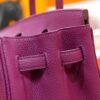 wsxc1784044346201_6 DR96 Factory Birkin Togo Leather Anemone Purple Gold Hardware 25cm Full Handmade