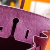 wsxc1784044346201_7 DR96 Factory Birkin Togo Leather Anemone Purple Gold Hardware 25cm Full Handmade