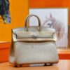 DR96 Factory Birkin Swift Leather Turtledove Khaki Silver Hardware 25cm Full Handmade
