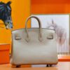 DR96 Factory Birkin Swift Leather Turtledove Khaki Silver Hardware 25cm Full Handmade