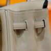 DR96 Factory Birkin Swift Leather Turtledove Khaki Silver Hardware 25cm Full Handmade