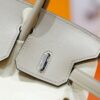 DR96 Factory Birkin Swift Leather Turtledove Khaki Silver Hardware 25cm Full Handmade