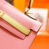 wsxc1784820051198_4 DR96 Factory Kelly Epsom Leather Cream Pink & Lemon Yellow Gold Hardware 25cm Full Handmade