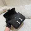 DR96 Factory Constance Epsom Leather CK89 Black Silver Hardware 18cm Full Handmade