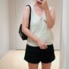 DR96 Factory Constance Epsom Leather CK89 Black Silver Hardware 18cm Full Handmade