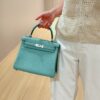 wsxc1785253910037_0 DR96 Factory Kelly Togo Leather Macaron Blue Silver Hardware 25cm Full Handmade
