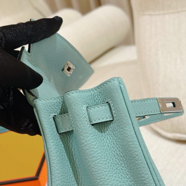 wsxc1785253910037_7 DR96 Factory Kelly Togo Leather Macaron Blue Silver Hardware 25cm Full Handmade