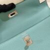 wsxc1785253910037_8 DR96 Factory Kelly Togo Leather Macaron Blue Silver Hardware 25cm Full Handmade