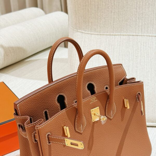 wsxc1785254061034_6 DR96 Factory Birkin Togo Leather Golden Brown Gold Hardware 25cm Full Handmade