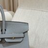 DR96 Factory Birkin Togo Leather Seagull Grey Gold Hardware 25cm Full Handmade