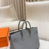 DR96 Factory Birkin Togo Leather Seagull Grey Gold Hardware 25cm Full Handmade