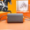 DR96 Factory Constance To Go Epsom Leather Medium Grey Silver Hardware 20cm Full Handmade